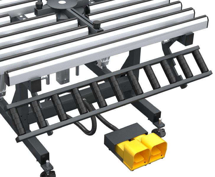 Manual assembly benches BA 411 Door sliding roller conveyor Emmegi